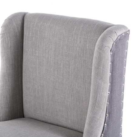 taburete cocina lino gris con tirador 48x53x104 cm