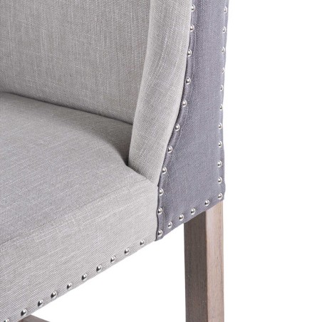 taburete cocina lino gris con tirador 48x53x104 cm