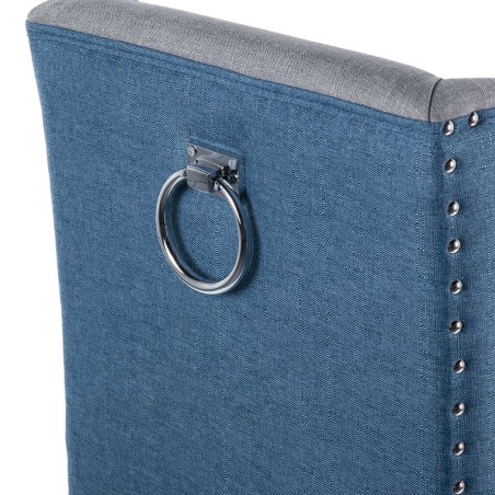 taburete cocina lino gris-azul tirador 48x53x104cm