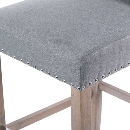 taburete cocina lino gris-azul tirador 48x53x104cm