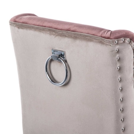 taburete cocina rosa-gris c/ tirador 48x53x104cm