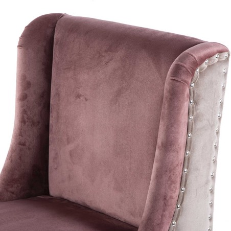 taburete cocina rosa-gris c/ tirador 48x53x104cm