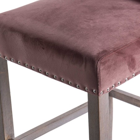 taburete cocina rosa-gris c/ tirador 48x53x104cm