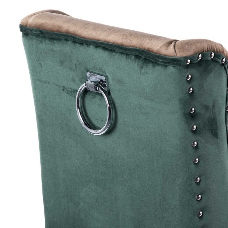 taburete cocina verde-marron tirador 48x53x104cm