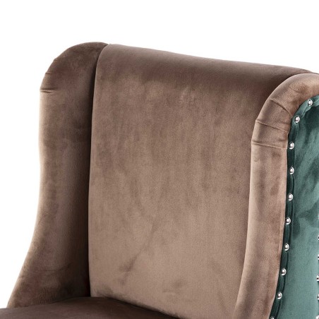 taburete cocina verde-marron tirador 48x53x104cm