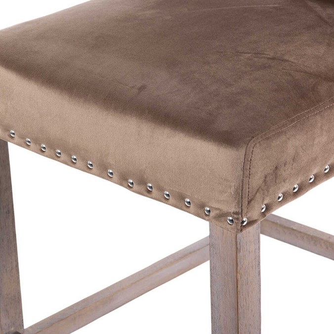 taburete cocina verde-marron tirador 48x53x104cm