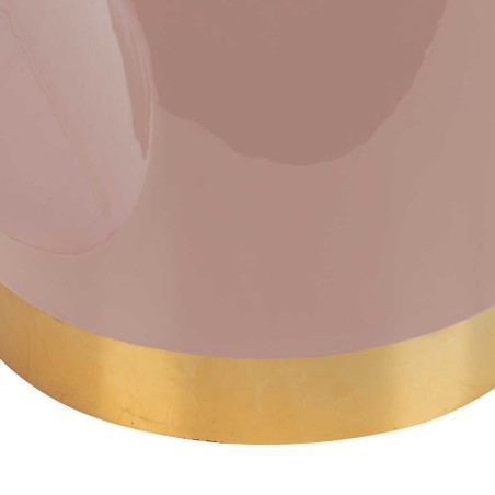 taburete metal rosa 30x30x40 cm