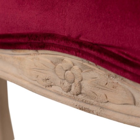 pie cama velvet capitone patas madera 110x36x47 cm