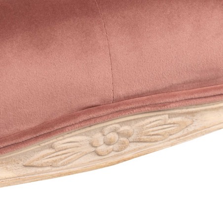 pie cama velvet capitone patas madera 110x36x47 cm