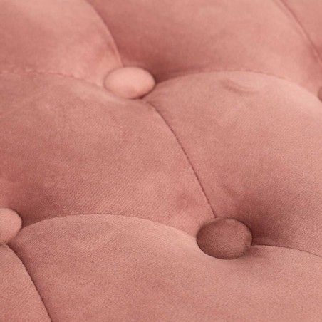 pie cama velvet capitone patas madera 110x36x47 cm