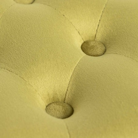 pie cama velvet capitone patas madera 110x36x47 cm