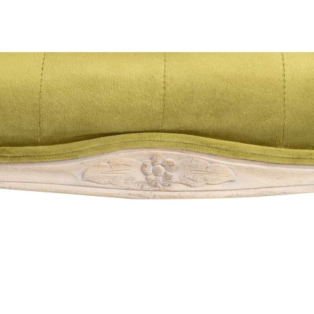 pie cama velvet capitone patas madera 110x36x47 cm