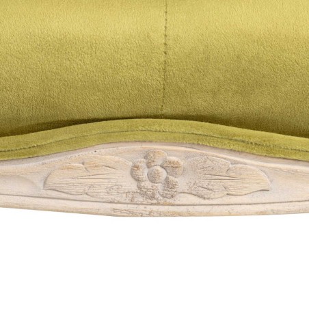 pie cama velvet capitone patas madera 110x36x47 cm