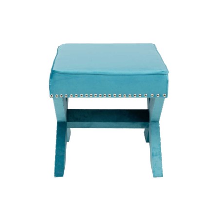 pie de cama azul 62x42x37 cm