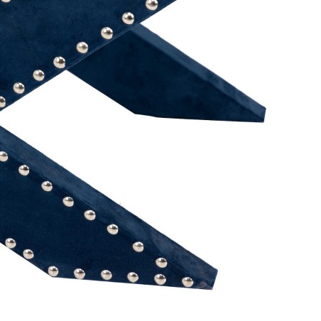 pie de cama azul 62x42x37 cm