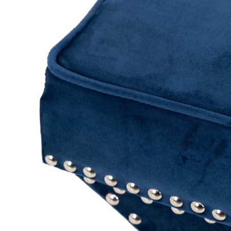 pie de cama azul 62x42x37 cm