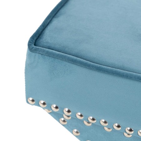 pie de cama azul ottoman 62x42x37 cm