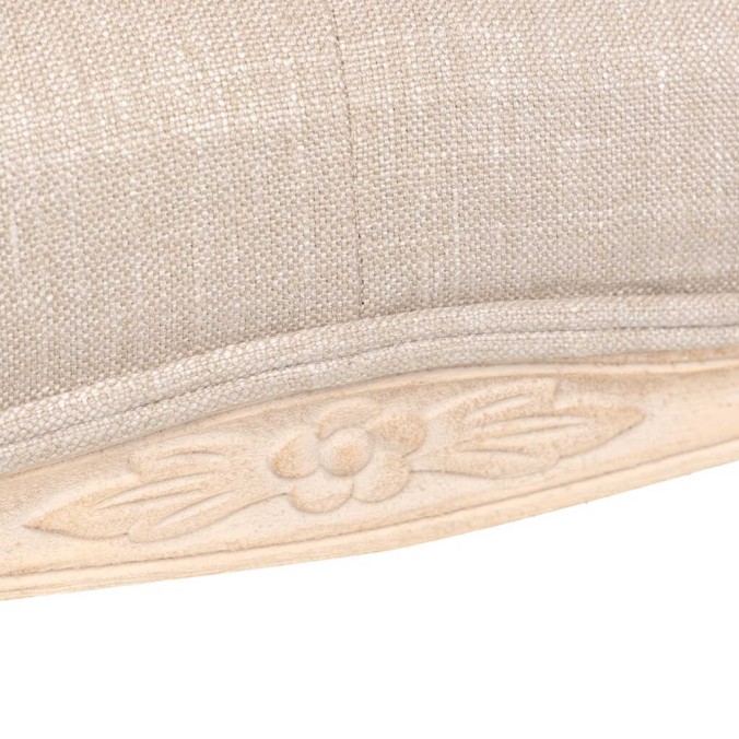 pie de cama madera/textil 110x36x48 cm