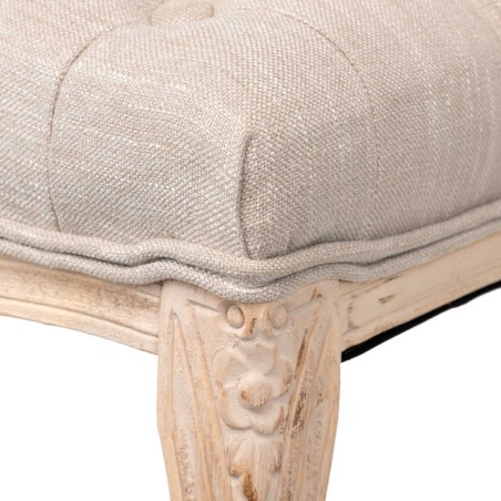 pie de cama madera/textil 110x36x48 cm