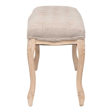 pie de cama madera/textil 110x36x48 cm