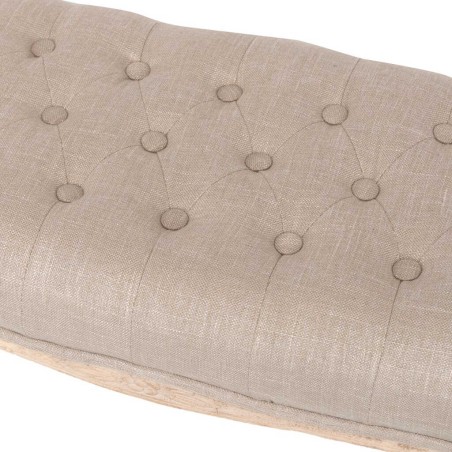 pie de cama madera/textil 110x36x48 cm