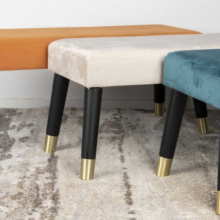 pie de cama velvet 100x40x44 cm