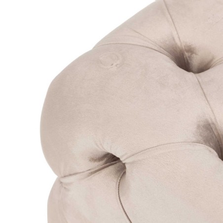 pie de cama velvet capitone 125x45x47 cm