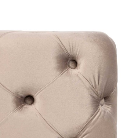 pie de cama velvet capitone 125x45x47 cm