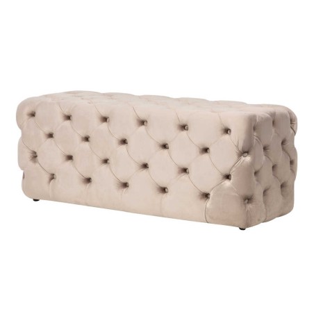 pie de cama velvet capitone 125x45x47 cm