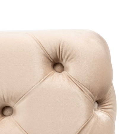 pie de cama velvet capitone 125x45x47 cm