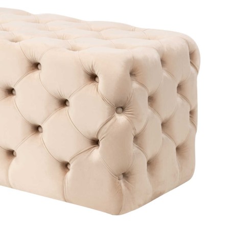 pie de cama velvet capitone 125x45x47 cm