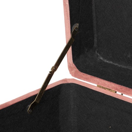 pie de cama velvet con patas metal 100x40x44 cm