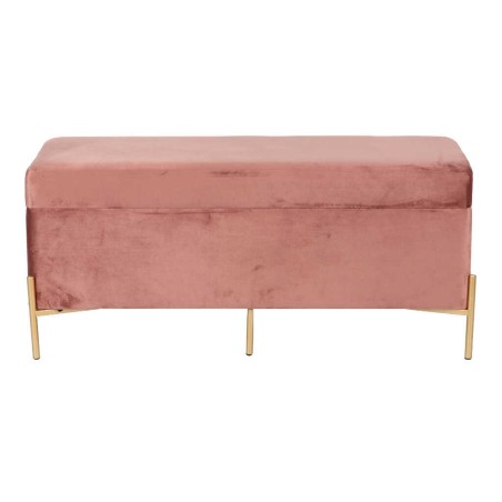 pie de cama velvet con patas metal 100x40x44 cm