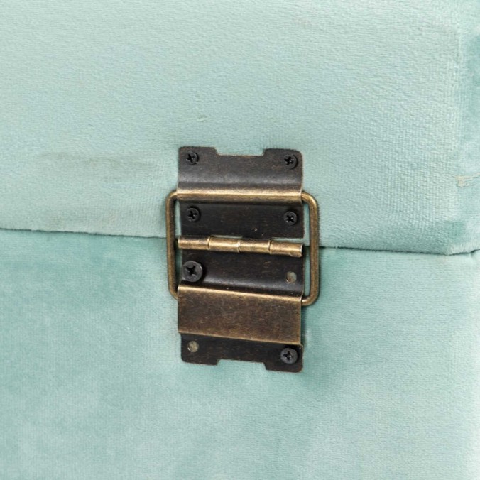 pie de cama velvet con patas metal 100x40x44 cm