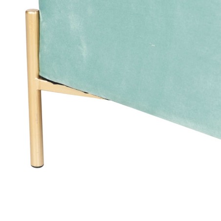 pie de cama velvet con patas metal 100x40x44 cm