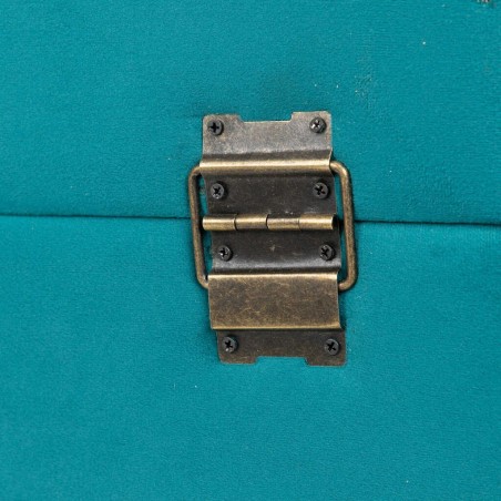 pie de cama velvet con patas metal 100x40x44 cm