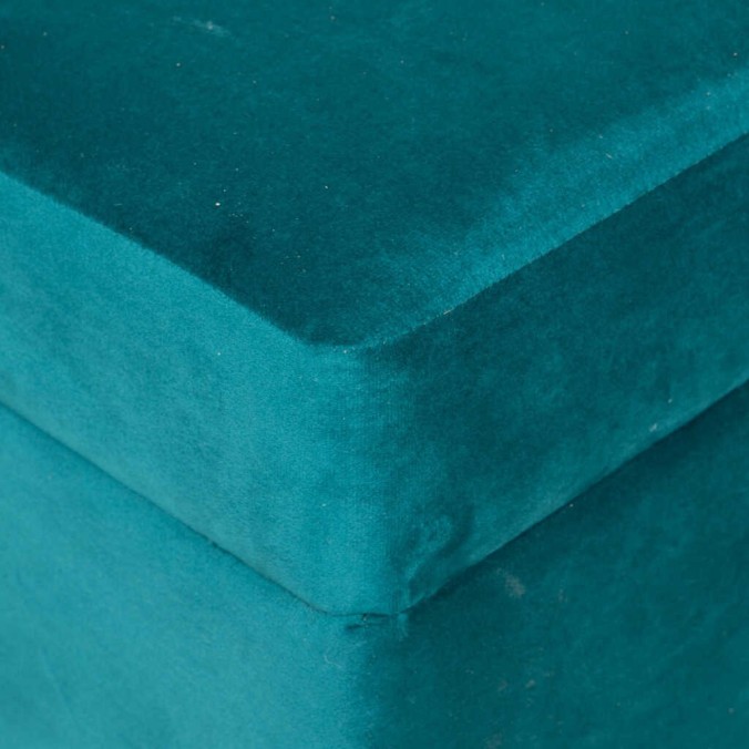 pie de cama velvet con patas metal 100x40x44 cm