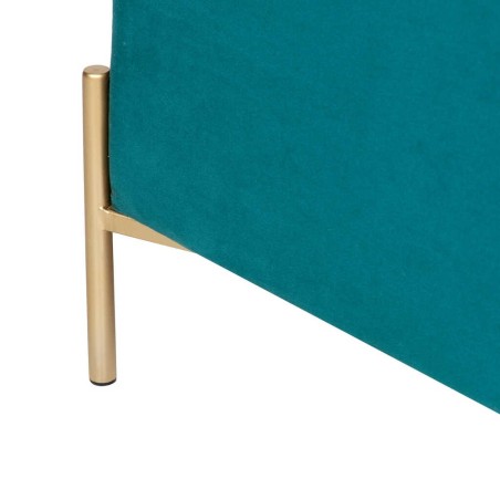 pie de cama velvet con patas metal 100x40x44 cm