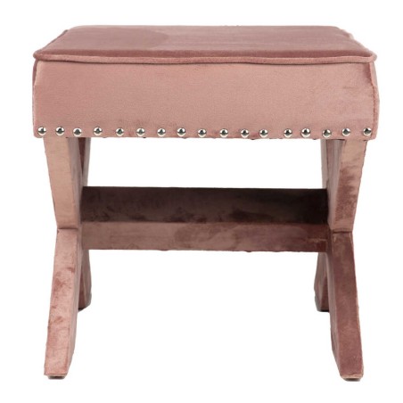 pie de cama velvet rosa 62x42x37 cm