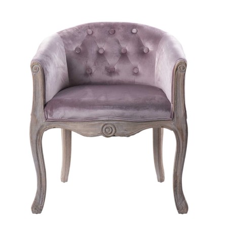 butaca velvet capitone patas madera 61x61x71 cm