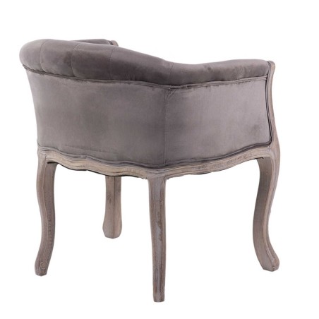 butaca velvet capitone patas madera 61x61x71 cm
