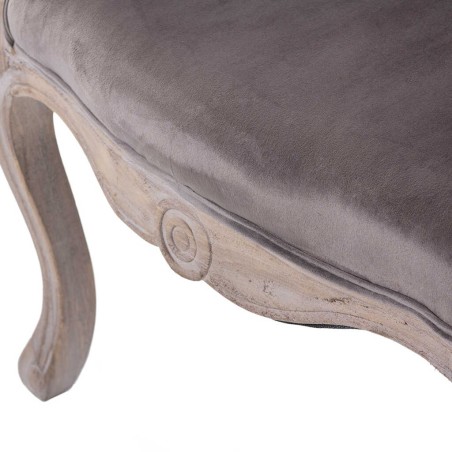 butaca velvet capitone patas madera 61x61x71 cm