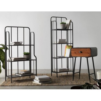 Estanteria estilo industrial 50x149cm hierro 2