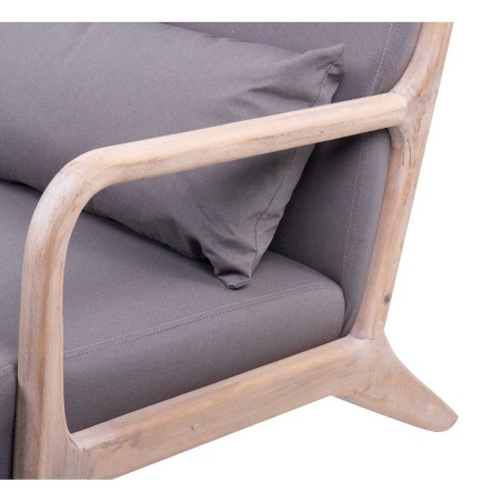 butaca madera roble lino marron 66x85x74 cm