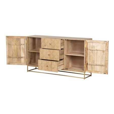 aparador madera mango-metal 150x40x85 cm