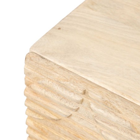 consola madera mango-metal 100x35x90 cm