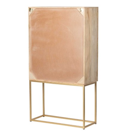 cabinet alto madera mango-metal 90x40x165 cm