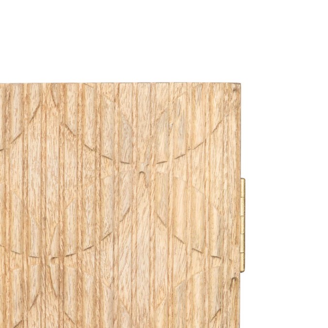 cabinet alto madera mango-metal 90x40x165 cm