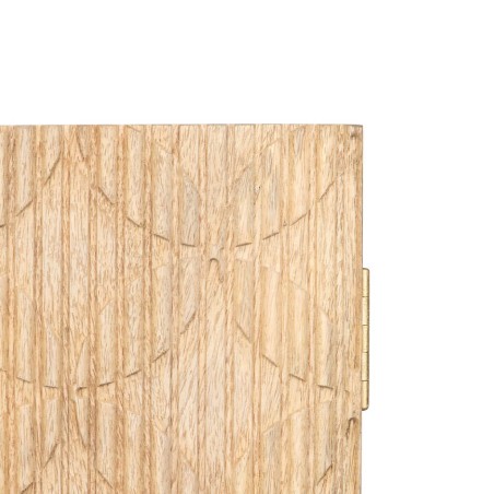 cabinet alto madera mango-metal 90x40x165 cm