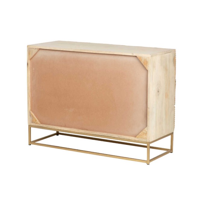 comoda madera mango-metal 100x40x76 cm comoda madera mango-metal 100x40x76 cm